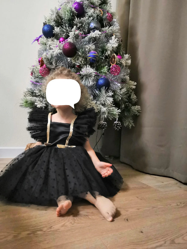 Baby Girls Lace Dress – Sleeveless Formal Ball Gown
