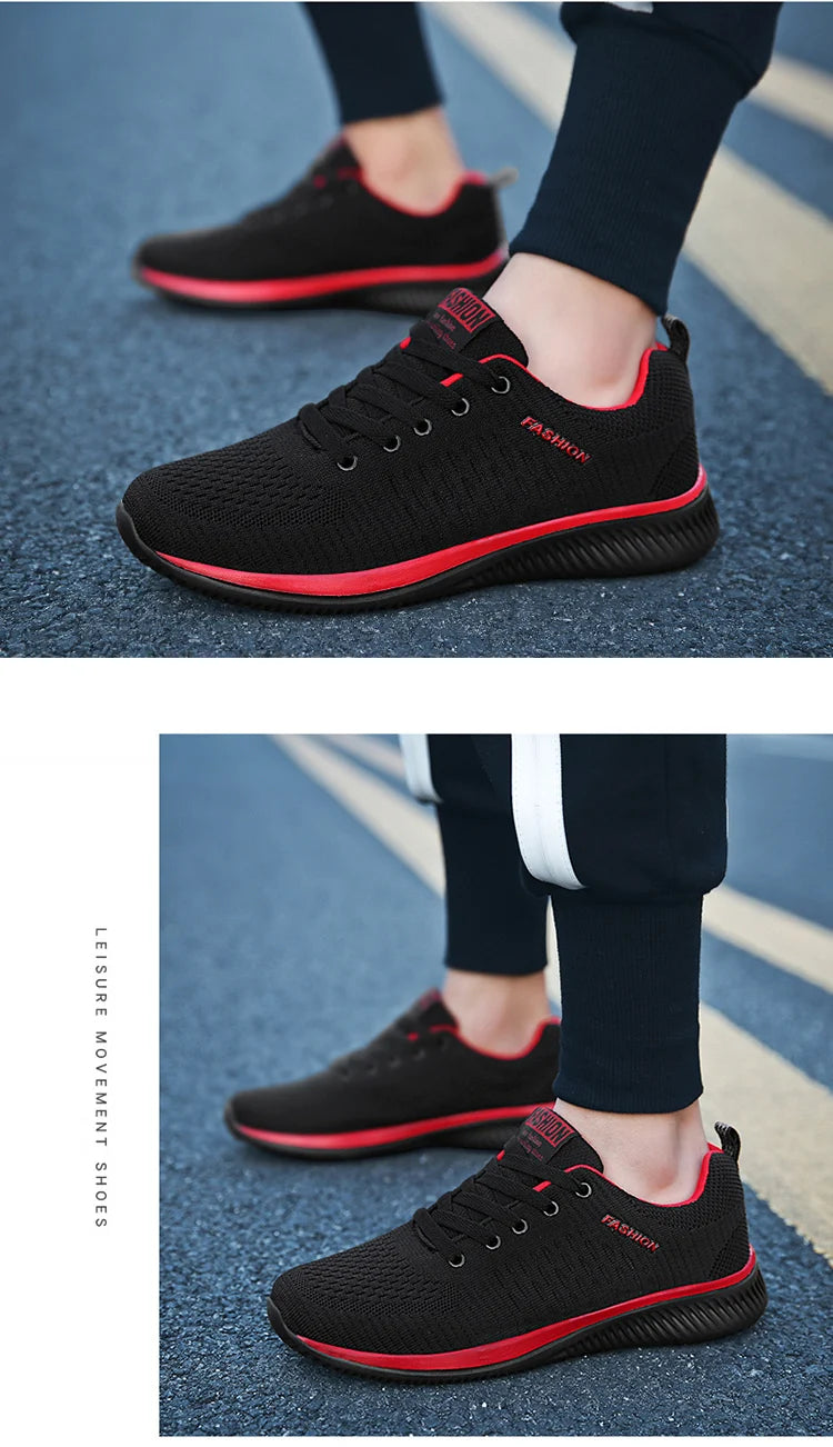 Men Running Walking Knit Shoes Fashion Casual Men Sneakers Breathable Sport Athletic Gym -SHPD105