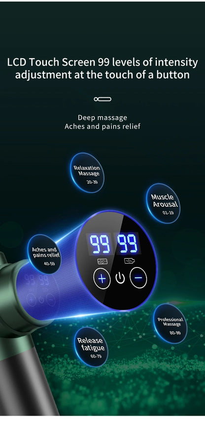 Massage Gun Muscle Relax Deep Tissue Massager Neck Massager -ZKPD103