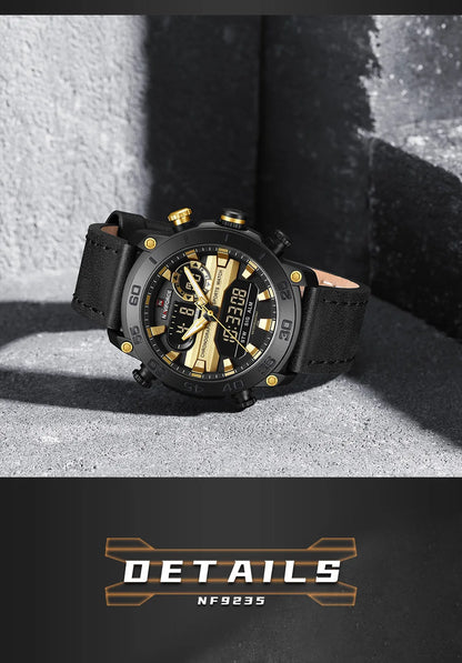 NAVIFORCE Military Watches for Men Casual Waterproof Sport Quartz Watch -WPD113