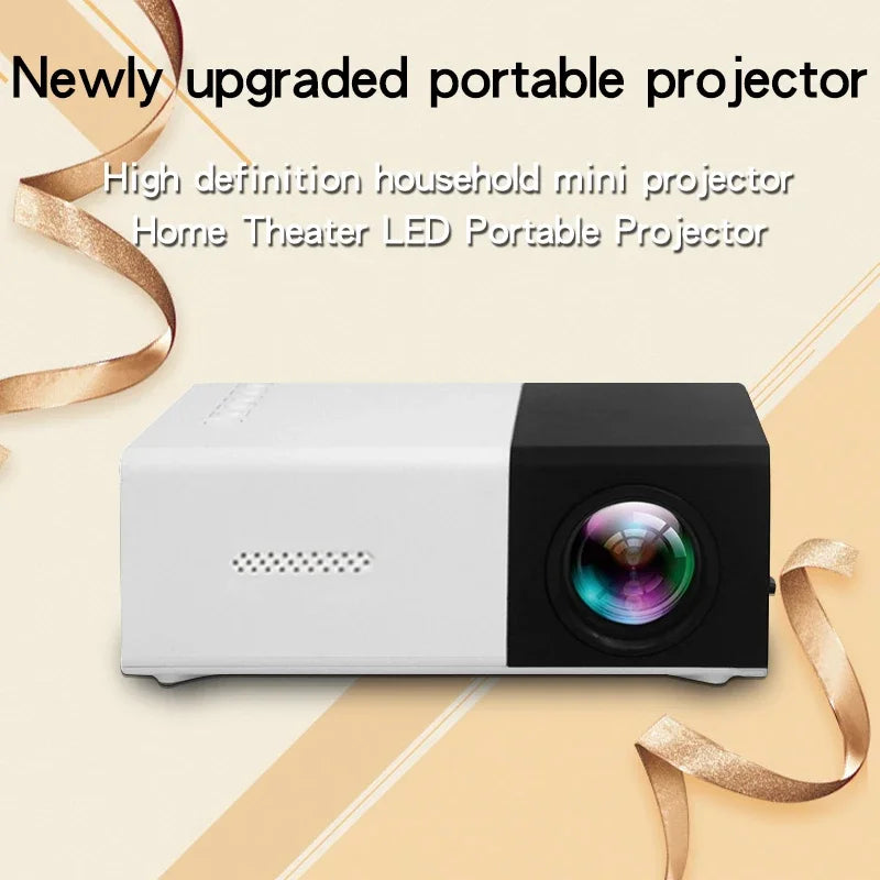 YG300 Mini LED Projector Yg300 Upgraded Version 1000 Lumen HDMI -ZKPD102