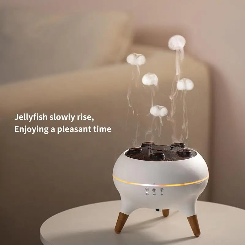 Dynamic Jellyfish Air Humidifier 250ml Essential Oil Diffuser Remote Control Bedroom Humidifier -BKPD120