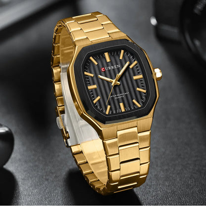 CURREN Luxury Business Square Quartz Men Watches -WPD149