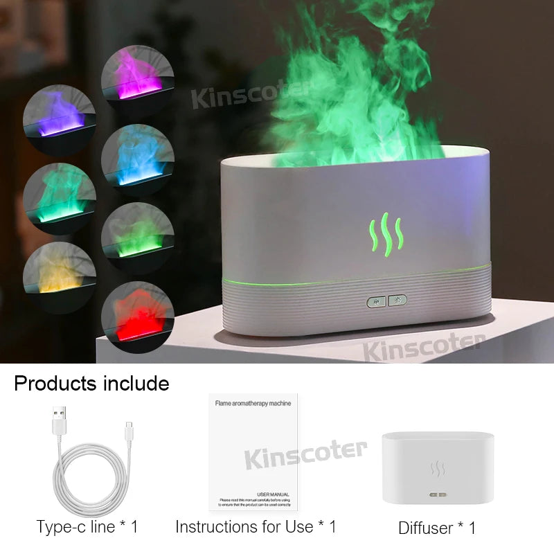 KINSCOTER Aroma Diffuser Air Humidifier Ultrasonic Cool Mist Maker Fogger Led -DHPD102