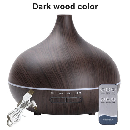 550ml Wood Colour USB Aroma Diffuser, Essential Oil Diffuser -DHPD108