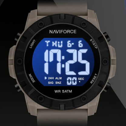 NAVIFORCE Brand Men Electronics Watch Outdoor Sport Waterproof Digital LED -WPD124