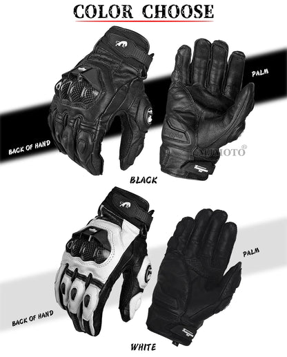 Furygan AFS-6 Motorcycle Leather Gloves Carbon Fiber Protective Gloves Men -GPD102