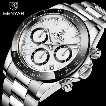 2022 BENYAR New Watches Men Luxury Brand Chronograph Male Sport -WPD128