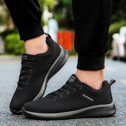 Men Running Walking Knit Shoes Fashion Casual Men Sneakers Breathable Sport Athletic Gym -SHPD105