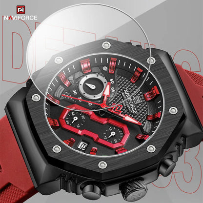 NAVIFORCE Men's Watch Fashion Sport Waterproof Couple Lovers Quartz Wristwatches -WPD111