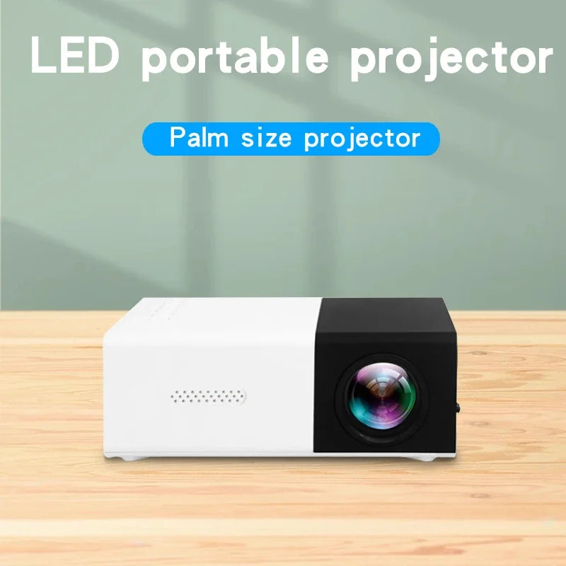 YG300 Mini LED Projector Yg300 Upgraded Version 1000 Lumen HDMI -ZKPD102