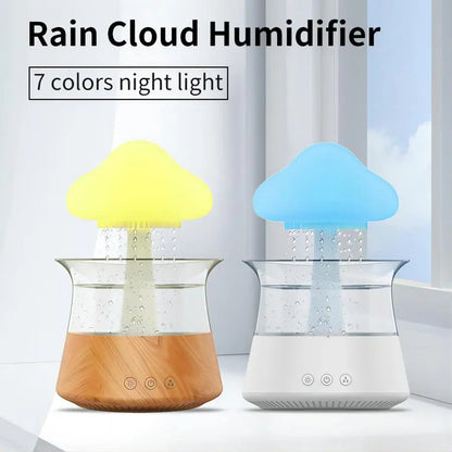 Relax Cloud Rain Diffuser Humidifier Raindrop Aromatherapy Machine Ultrasonic Atomization Humidification -DHPD114