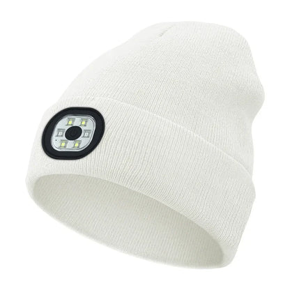 LED Beanie Hat with Light | Unisex Warm Winter Cap - USA - FREE shipping  -ZKPD100