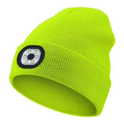 LED Beanie Hat with Light | Unisex Warm Winter Cap - USA - FREE shipping  -ZKPD100