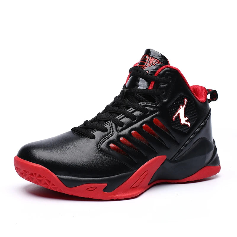 Brand Leather Men Sneakers Comfortable Basketball Non-Slip Lightweight Shoes -SHPD115