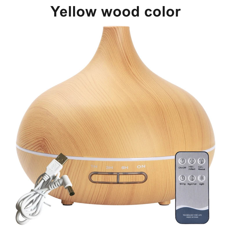 550ml Wood Colour USB Aroma Diffuser, Essential Oil Diffuser -DHPD108