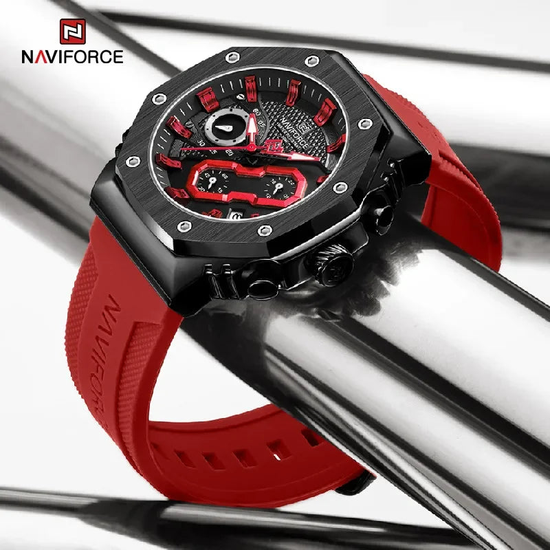 NAVIFORCE Men's Watch Fashion Sport Waterproof Couple Lovers Quartz Wristwatches -WPD111