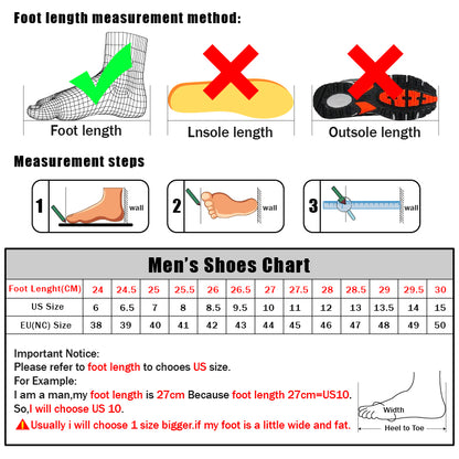 Breathable Men Casual Shoes Lightweight Outdoor Male Walking Shoes Anti-slip Men's Sneakers -SHPD117