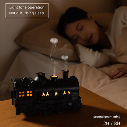 Train Cannon Ultrasonic Air Humidifier Jellyfish Spray Essential Oils Aroma Diffuser -DHPD111