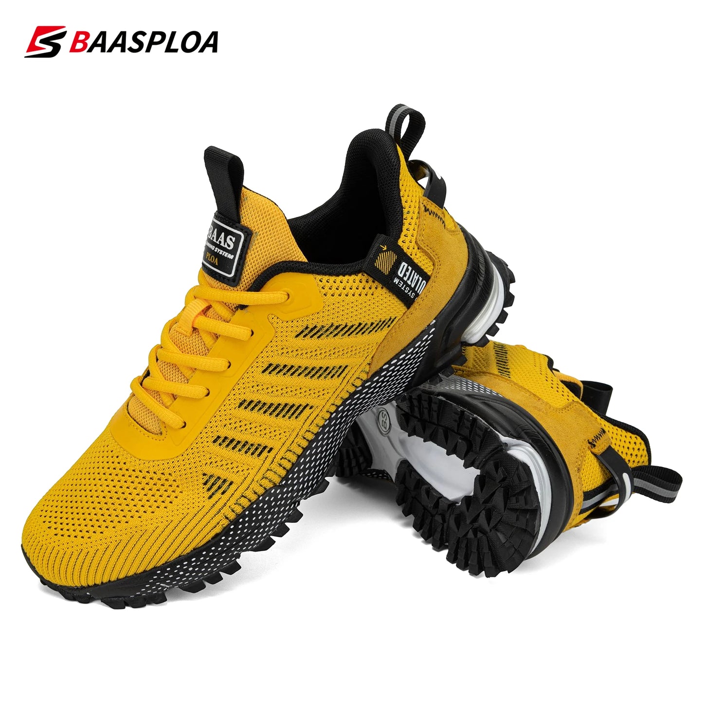 Baasploa Professional Running Shoes For Men Lightweight Men's Designer Mesh Sneakers -BSPD112