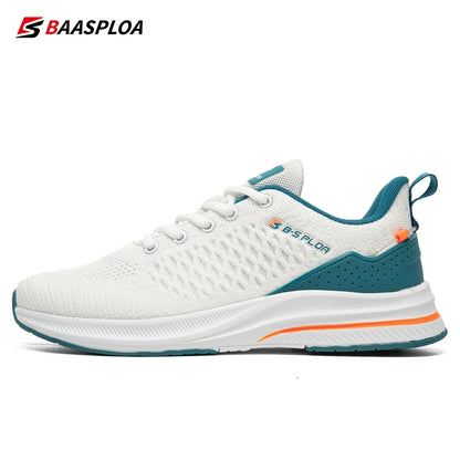 Baasploa New Men Knit Casual Walking Shoes Breathable Trendy Sneakers -BSPD101