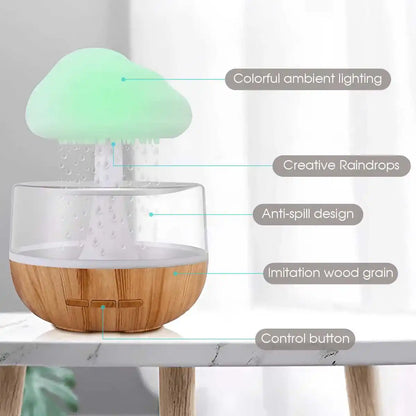 Mini Air Humidifier USB Electric Aroma Diffuser Essential Oil Purifier Aromatherapy Mist Maker Lights -DHPD116