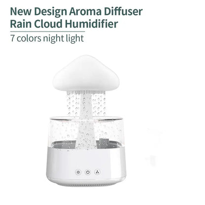 Relax Cloud Rain Diffuser Humidifier Raindrop Aromatherapy Machine Ultrasonic Atomization Humidification -DHPD114