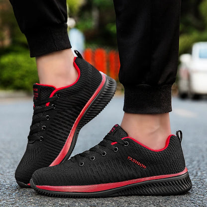 Men Running Walking Knit Shoes Fashion Casual Men Sneakers Breathable Sport Athletic Gym -SHPD105