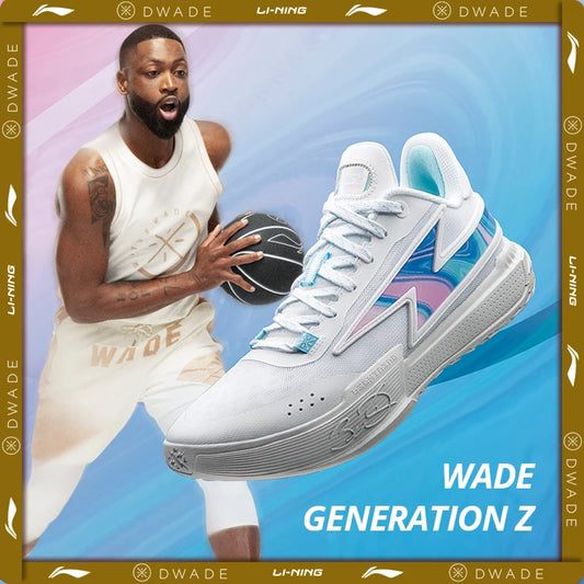 Li-Ning Men WADE GENERATION Z On Court Basketball Shoes Breathable Wearable Cushion LiNing Son of Flash Basic Team Shoes -SHPD124