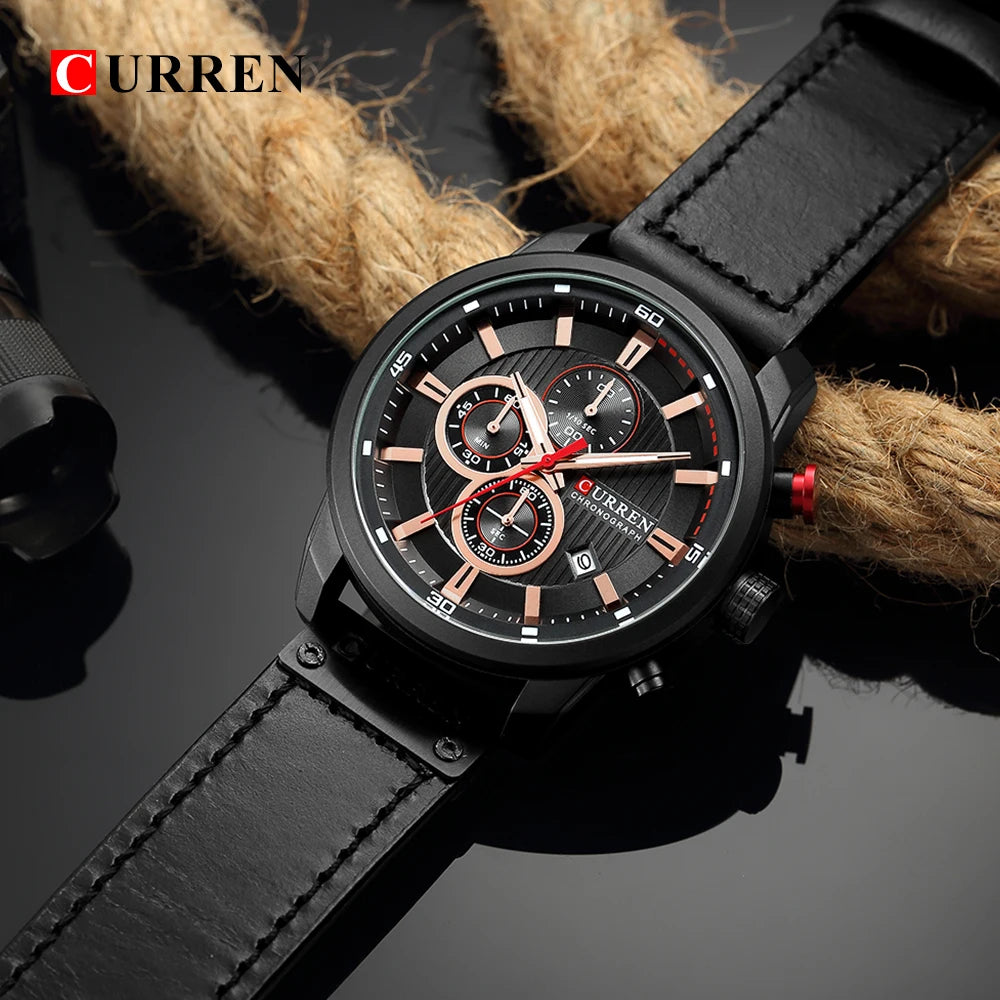 CURREN Fashion Date Quartz Men Watches Top Brand Luxury Male Wrist Watch -WPD139