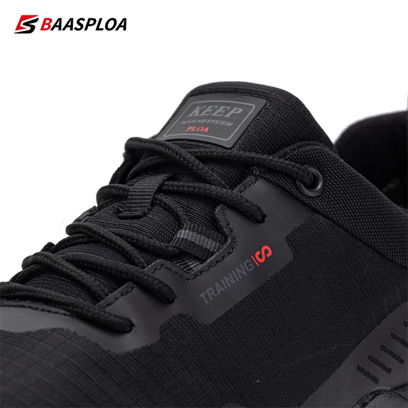 Baasploa New Men's Anti-Skid Wear-Resistant Hiking Shoes Fashion Waterproof Outdoor Travel shoes -BSPD100