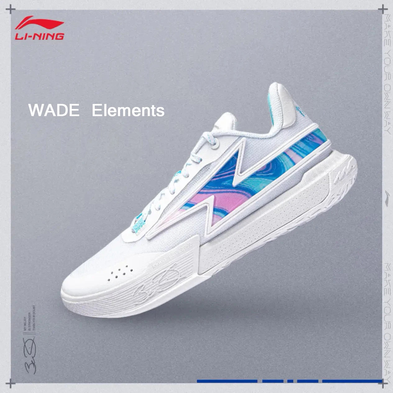 Li-Ning Men WADE GENERATION Z On Court Basketball Shoes Breathable Wearable Cushion LiNing Son of Flash Basic Team Shoes -SHPD124