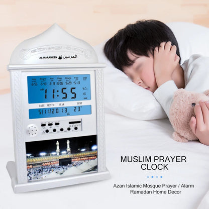 Azan Mosque Calendar Prayer Wall Clock Muslim Alarm Islamic Digital Alarm Ramadan -BKPD112