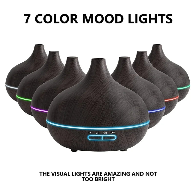 550ml Wood Colour USB Aroma Diffuser, Essential Oil Diffuser -DHPD108