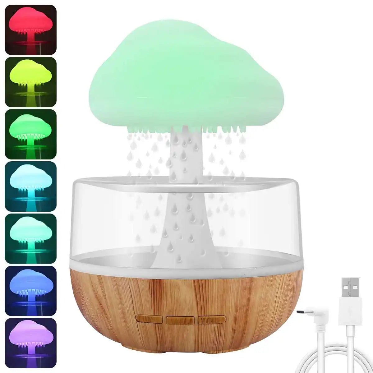 Mini Air Humidifier USB Electric Aroma Diffuser Essential Oil Purifier Aromatherapy Mist Maker Lights -DHPD116