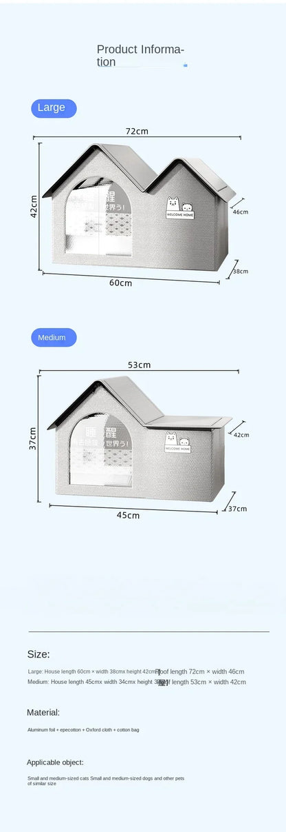 Cat Air Conditioning House Summer Cat Cooling Tool Nest Dog Ice House Dog -ZKPD107