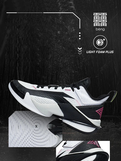 Li-Ning Men POWER X Professional Basketball Shoes BOOM Cushion LIGHT FOAM PLUS LiNing Wearable Sport Shoes Sneakers -BSPD126