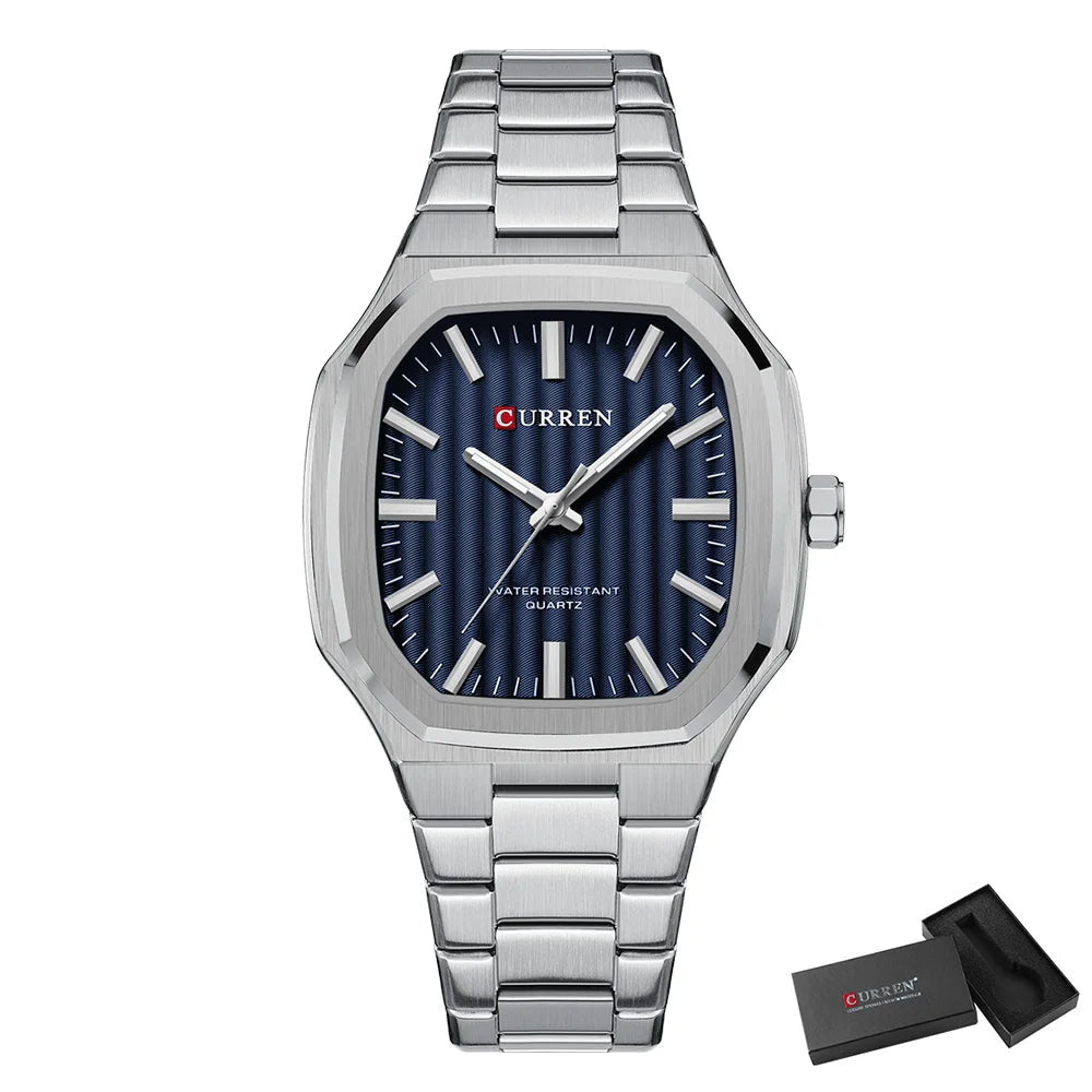 CURREN Luxury Business Square Quartz Men Watches -WPD149