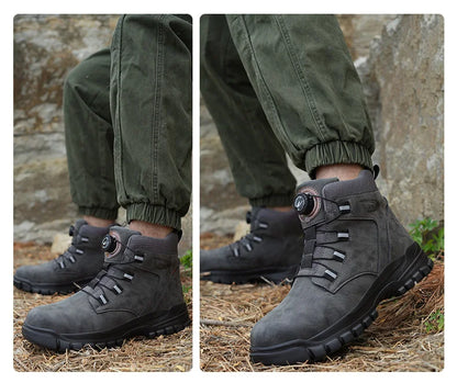 Waterproof Safety Boots Men Indestructible Steel Toe Work Boots Anti-smash Stab-resistant Safety Shoes -SHPD118