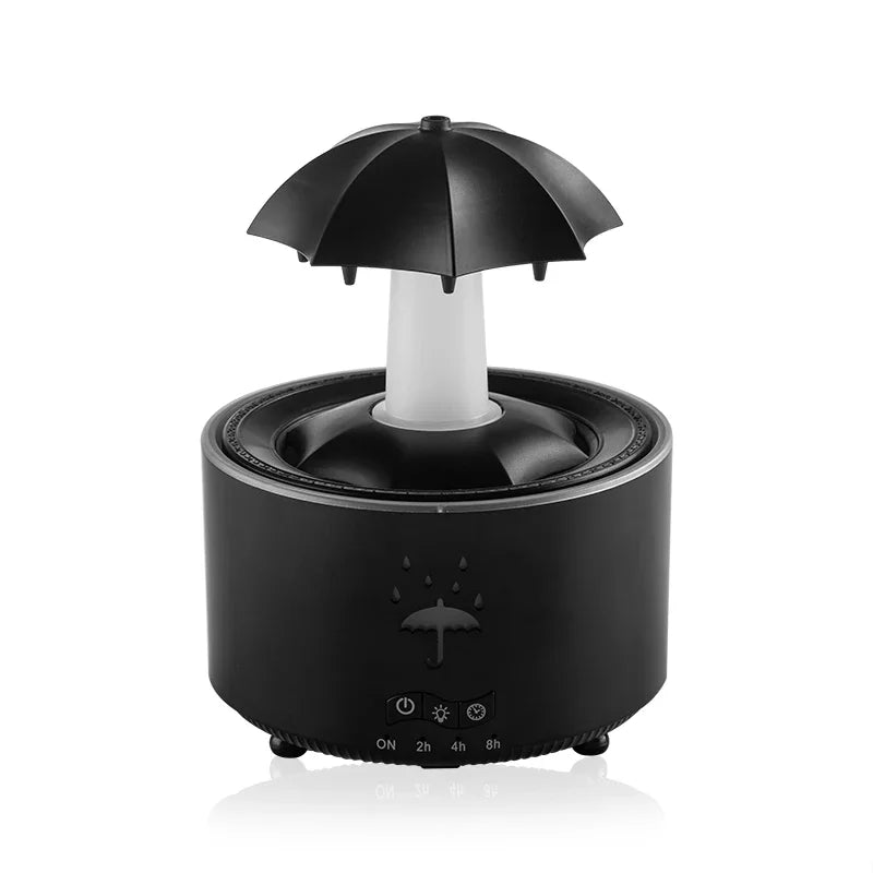 Creative Umbrella Water Drop Air Humidifier with Colourful Light Raindrop Aroma -BKPD122