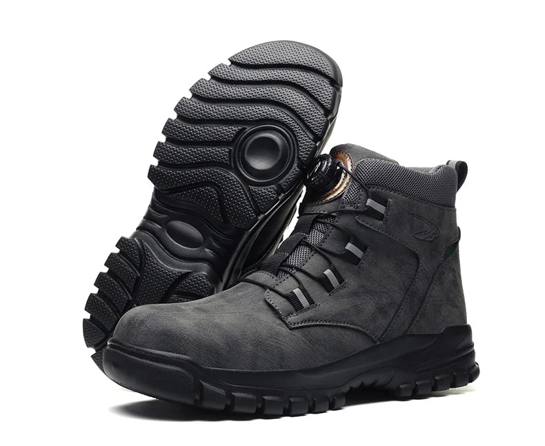 Waterproof Safety Boots Men Indestructible Steel Toe Work Boots Anti-smash Stab-resistant Safety Shoes -SHPD118