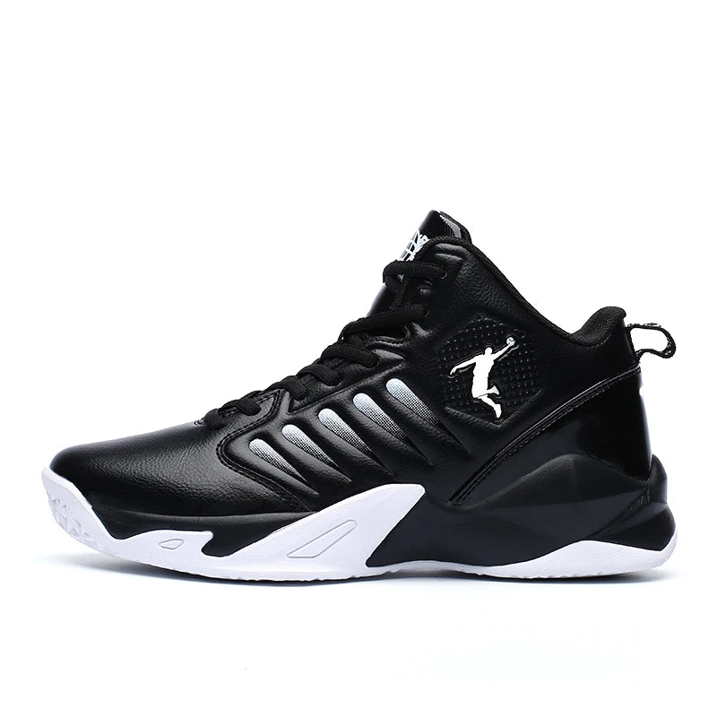 Brand Leather Men Sneakers Comfortable Basketball Non-Slip Lightweight Shoes -SHPD115