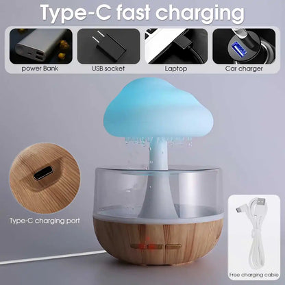 Mini Air Humidifier USB Electric Aroma Diffuser Essential Oil Purifier Aromatherapy Mist Maker Lights -DHPD116