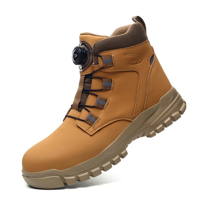 Waterproof Safety Boots Men Indestructible Steel Toe Work Boots Anti-smash Stab-resistant Safety Shoes -SHPD118