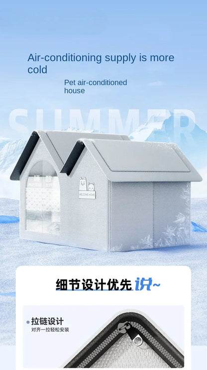 Cat Air Conditioning House Summer Cat Cooling Tool Nest Dog Ice House Dog -ZKPD107