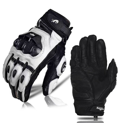 Furygan AFS-6 Motorcycle Leather Gloves Carbon Fiber Protective Gloves Men -GPD102