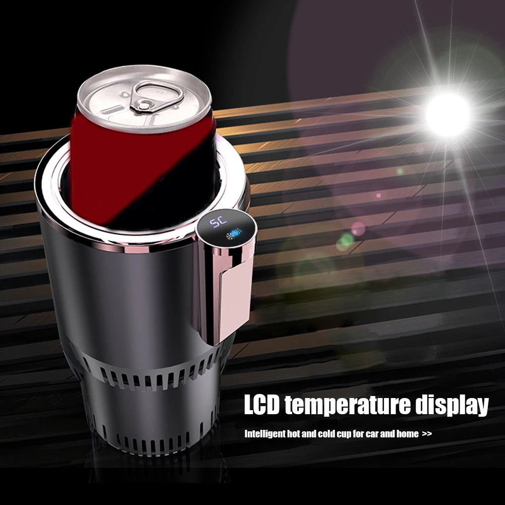 Portable Smart 2 In 1 12V Car Cup Cooler Warmer Holder for Outdoor Travelling -ZKPD101