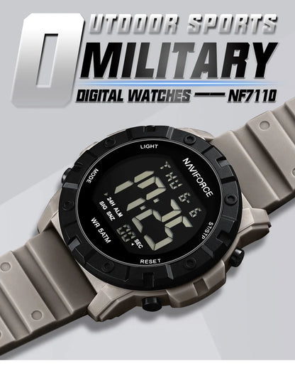 NAVIFORCE Brand Men Electronics Watch Outdoor Sport Waterproof Digital LED -WPD124