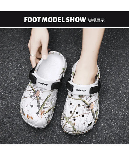 Flat Sandals Men Shoes 2024 Slippers Men Garden Platform Sandals Man Summer Sandals -SHPD110