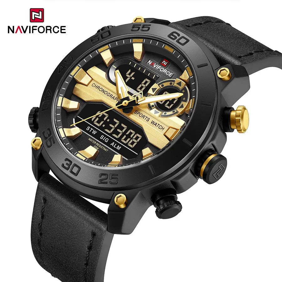 NAVIFORCE Military Watches for Men Casual Waterproof Sport Quartz Watch -WPD113